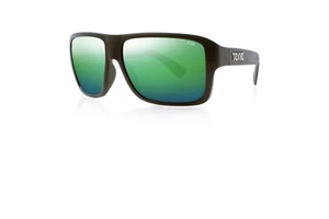Tonic Sunglasses Swish Matt Blk Glass Mirror Green G2 Slicelens @ Otto's TW - Picture 1 of 2