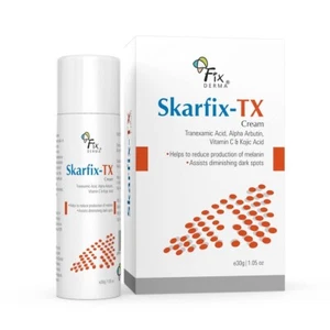 Fixderma Tranexamic Acid + 2%Kojic Acid + 1%Arbutin SKARFIX TX Face Cream 30g - Picture 1 of 6