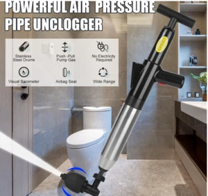 POMPA PISTOLA STURA LAVANDINO WC WATER ARIA COMPRESSA SCARICO - Foto 1 di 5