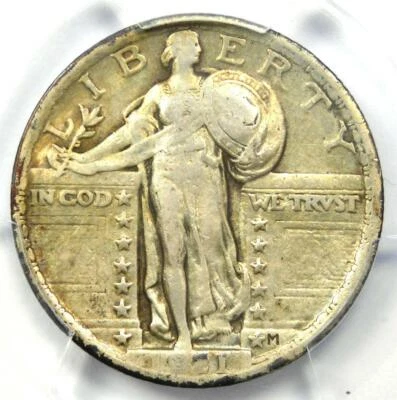 1921 Standing Liberty Quarter 25C - PCGS VF Details - Rare Certified Coin! - Image 1 of 4