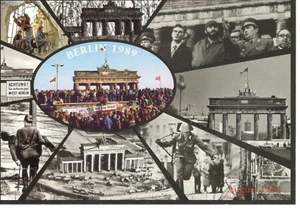 Berlin 1989 - verschiedene Fotos auf Postkarte Made in Germany - Bild 1 von 2