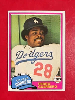 Pedro Guerrero Raul Mondesi Topps Donruss & inserts more "YOU PICK"  LA Dodgers - Image 1 of 4