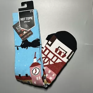 Kiki’s Delivery Service Mens Anime Crew Socks Shoe Size 8-12 Blue - Picture 1 of 5