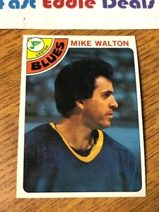 TOPPS NHL HOCKEY 1978-79 MIKE WALTON CARD 38 ST. LOUIS BLUES EXCELLENT - Picture 1 of 2