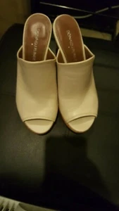 WOMENS DONALD PLANER CLOG PEEP TOE 6 1/2 - Picture 1 of 4