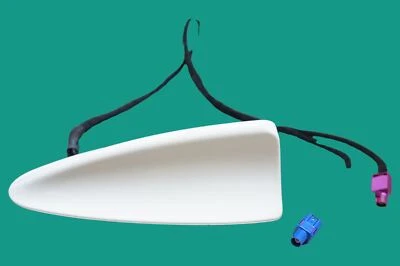 BMW E66 E65 750LI 2002-2008 aleta de tiburón radio antena techo antenas receptor blanco Foto 1 de 4