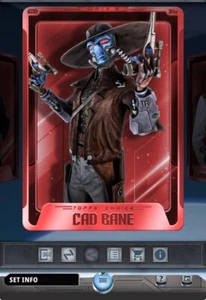 Topps Star Wars Card Trader 2025 Topps' Choice S2 Chrome Red Rare - Cad Bane - Picture 1 of 1