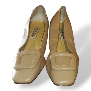 Women's Studio Roma Tan Block Heels Shoes. Size 10 - Picture 1 of 7