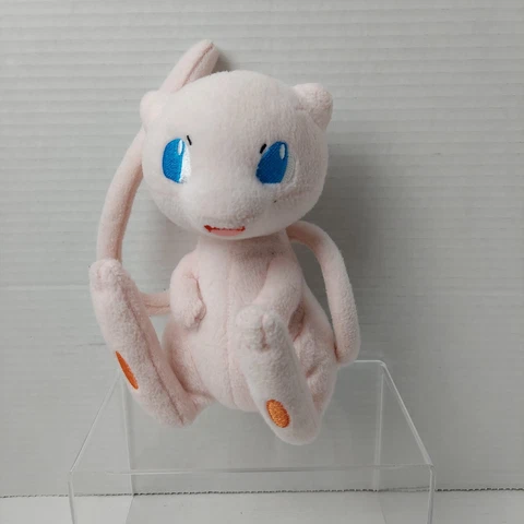 Pokémon MEW Pink Cat Soft Plush Doll Stuffed Toy Kids Gift 7” Tomy Animal Cover