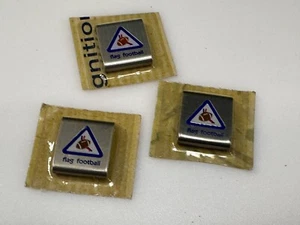 Lote de 3 insignias de cinturón de mérito vintage bandera fútbol americano BSA Boy Scouts of America - Imagen 1 de 7