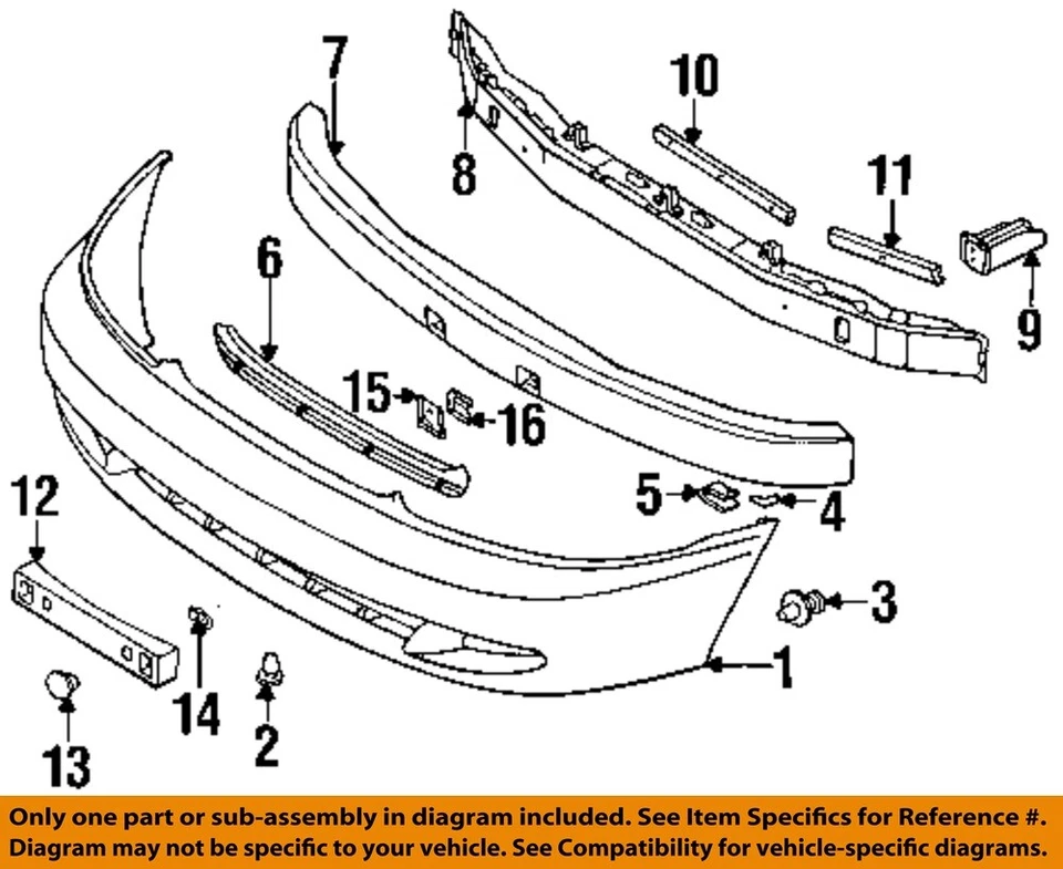 CHRYSLER OEM 84-96 Cherokee Bumper Components-License Bracket Retainer MB403256 Foto 1 de 1
