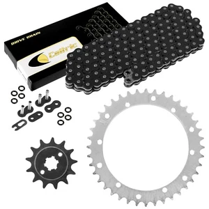 Black O-Ring Drive Chain & Sprockets Kit for Yamaha Blaster 200 YFS200 1988-06 - Picture 1 of 8