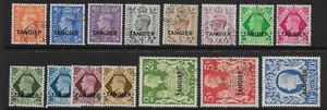MOROCCO AGENCIES SG261/75 1949 TANGIER OVPT SET USED - Picture 1 of 1