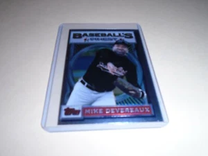 1993 Topps Finest Mike Devereaux #74 BALTIMORE ORIOLES  - Picture 1 of 2