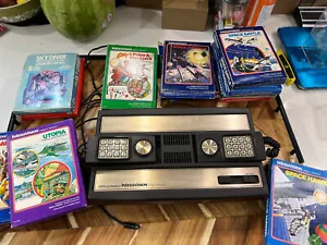 Mattel Intellivision console 1980’swith 13 Games, Manuals And Stickers Included. - Picture 1 of 16