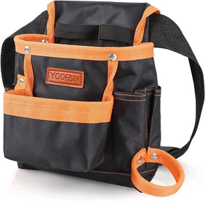 YOOFAN Tool Pouch - Orange - for Electricians, Carpenters, Technicians,Gardening - Picture 1 of 9