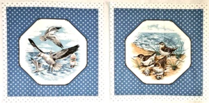 Paquete de seis cuadrados de tela Sea Bird de algodón de 17 1/2 pulgadas - Imagen 1 de 1