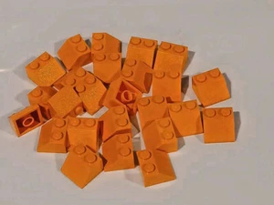 LEGO LOTE NARANJA PENDIENTE / TALLA 2x2 / QTY 25x / Parte #3039 Elemento #4118828 - Imagen 1 de 2