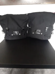 Oxford Heritage panniers Black Waxed Cotton 40 Litre - Picture 1 of 3