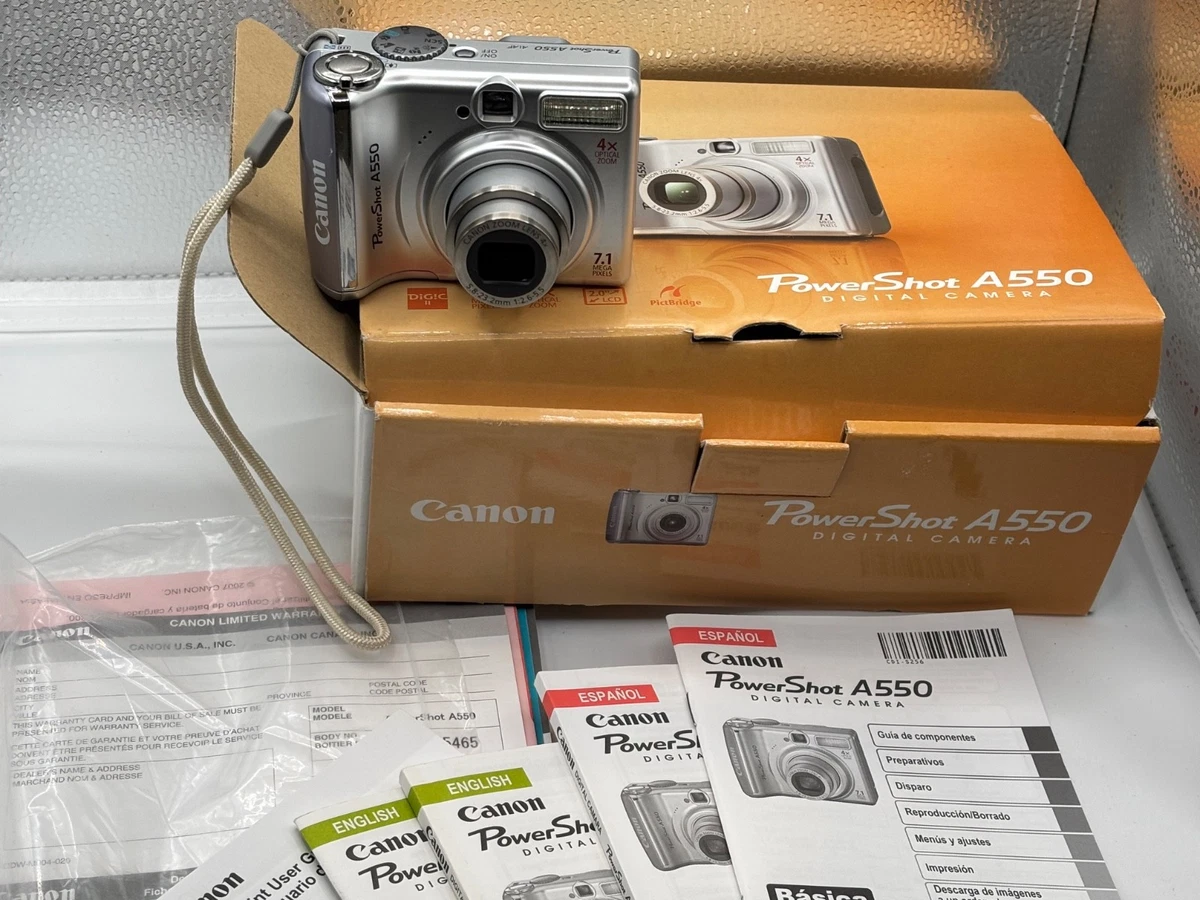Canon PowerShot Canon Powershot A550 Digital Cameras for Sale