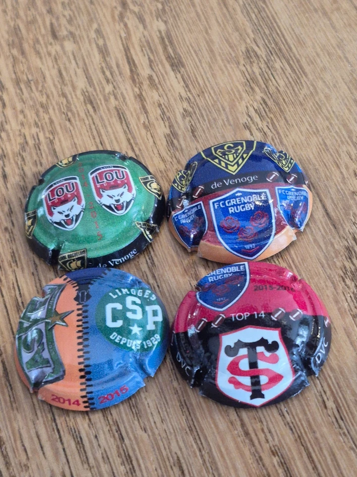 capsule de champagne de venoge lot de 4 differentes rare - Photo 1/1