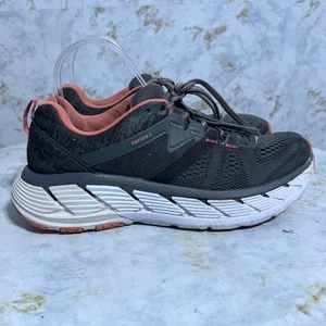 Hoka ONE ONE Gaviota 2 Womens Size 9 Running Shoes Gray Orange Athletic Sneakers - Picture 1 of 18
