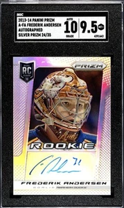 Panini Silver Prizm 2013 automático/35 Frederik Anderson RC SGC 9,5 Pop 1 - Imagen 1 de 2