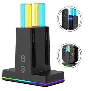 Magnetic USB C Charging Station for Nintendo Switch2 Controllers Four Devices - Picture 1 of 8