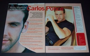 CARLOS PONCE -B*WITCHED Turkish 1999 Magazine PHOTO ARTICLE -PHOTO LYRICS 40991 - Picture 1 of 2