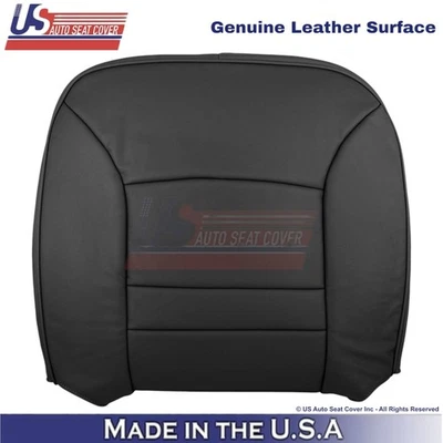 Cubierta de asiento de cuero genuino negra para Ford Crown Victoria 2000-2002 Foto 1 de 4