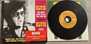 ELVIS PRESLEY  You Don't Have To Say You Love Me (7" Single Style Card Case) CD - Picture 1 of 5