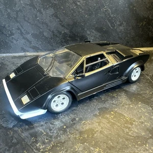 Polistil Tonka Lamborghini countach 5000 1/18 Rare Vintage Black - Picture 1 of 18