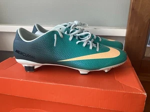 NIKE MERCURIAL Veloce FG Womens 10 Teal Soccer Cleats 553632-333 New - Picture 1 of 8