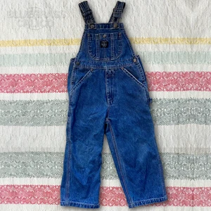 LAKIN McKEY by KEY Size 4 DENIM CARPENTER BIB OVERALLS Farm Ranch Kids - Picture 1 of 9