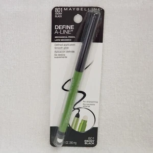 Maybelline Define-A-Line Eyeliner, #801 Ebony Black ~ Sealed - Picture 1 of 2