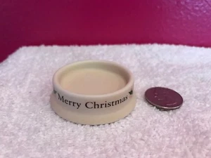 GOEBEL " MERRY CHRISTMAS " Figur SOCKELSTÄNDER Scheibe ~ KOSTENLOSER VERSAND! - Bild 1 von 4