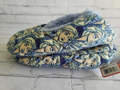 Disney Frozen 2 Niñas Difuso Babba Zapatilla Calcetines - S/M Elsa  Foto 1 de 4