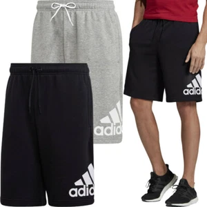 Adidas Herren Fleece Shorts Must Haves Abzeichen Fußball Sport Training Freizeit Shorts - Bild 1 von 20