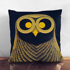 Plump Cushion Antique Owl Art No.4 Soft Scatter Throw Pillow Case Cover Filled