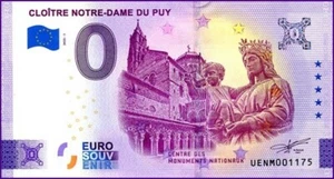 CLOÎTRE NOTRE-DAME-DU-PUY / BILLET 0 € / NULL EURO-SCHEIN / UENM 2023-1 - Picture 1 of 1