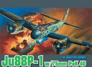 Dragon 5543 1/48 Master Series Ju88P con 75 mm paquete 40 modelo de avión 2019 nuevo - Imagen 1 de 1