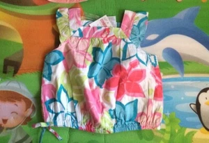 NWT Gymboree Hibiscus Print Top Sz 3-6 Mos - Picture 1 of 3