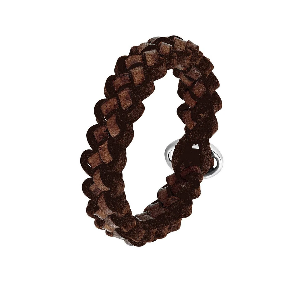 S.Oliver Men's Leather Stainless Steel Bracelet SO1035/1 - 466318 - Image 1 of 2