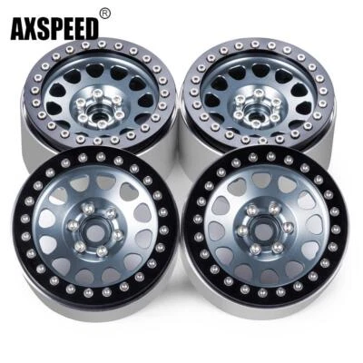 AXSPEED 4x 2,2 Zoll Beadlock Felgennabe 35mm Breite für 1/10 RC Rock Crawler Car - Bild 1 von 4