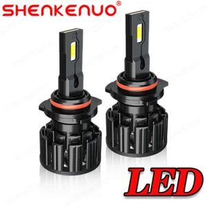 2x Kit de bombillas de faros 2 lados 9012 HIR2 CSP haz alto bajo 6500K súper blanco - Imagen 1 de 12