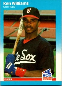 Ken Williams White Sox Baseball Card 1987 Fleer U128 Outfield Classic Design - Picture 1 of 2