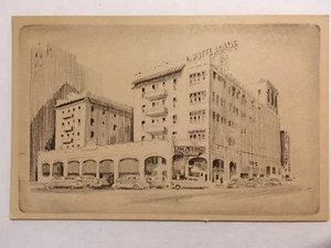 Vintage Postcard HOTEL ADAMS Phoenix Arizona AZ Street View Old Cars - Picture 1 of 3