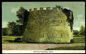 (1768) 1915  P/C  OLD FORT SNELLING MINN   - Picture 1 of 2