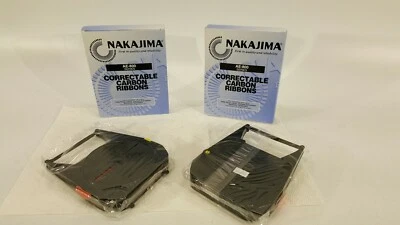 Nakajima AE-800 Correctable Carbon Ribbons, Pack of 2, New - Image 1 of 4