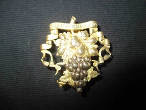 ancien bouton société chorale de Dijon laiton et bronze uniforme? début XX ème - Picture 1 of 4